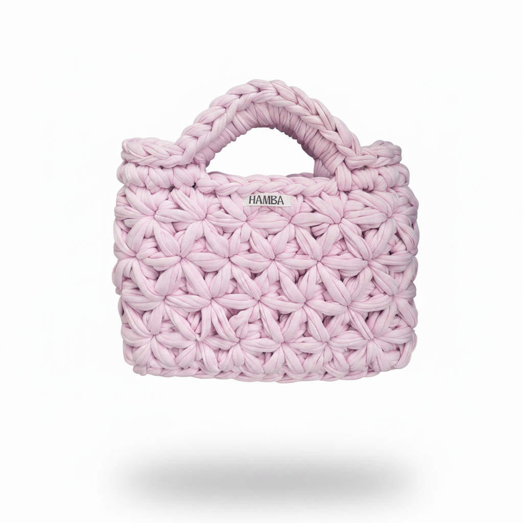 Jasmine Baby Pink Curved Handle