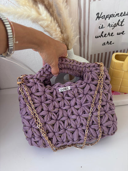 Jasmin dusty purple and gold
